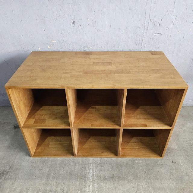 Kệ lưu trữ 116x56x75cm gỗ cao su KTB68238