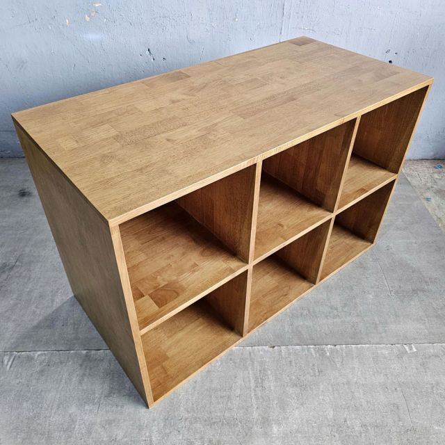 Kệ lưu trữ 116x56x75cm gỗ cao su KTB68238