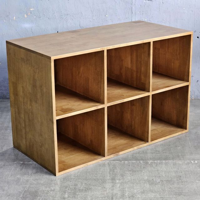 Kệ lưu trữ 116x56x75cm gỗ cao su KTB68238