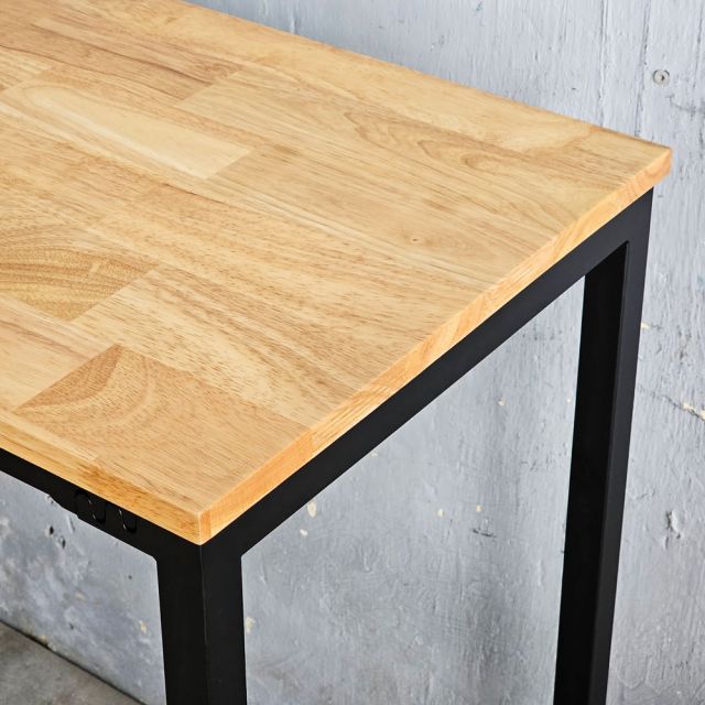 Bàn bar 120x45cm gỗ cao su chân sắt sơn tĩnh điện BB003