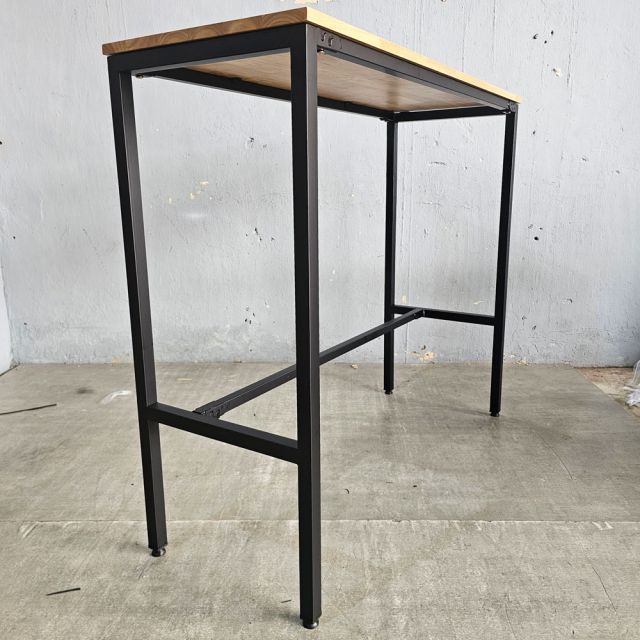 Bàn bar 120x45cm gỗ cao su chân sắt sơn tĩnh điện BB003