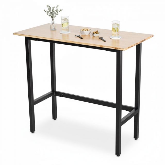 Bàn bar 120x60x110cm gỗ otim phủ veneer sồi BB042