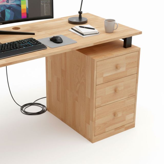 Bàn gác tủ 140x60cm gỗ cao su hệ XConcept HBXC055