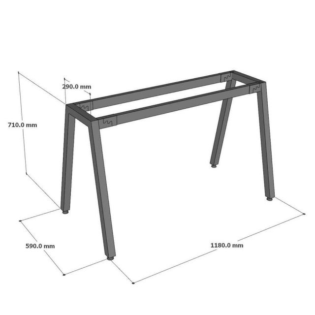 Bàn làm việc 120x60cm gỗ cao su HDG027