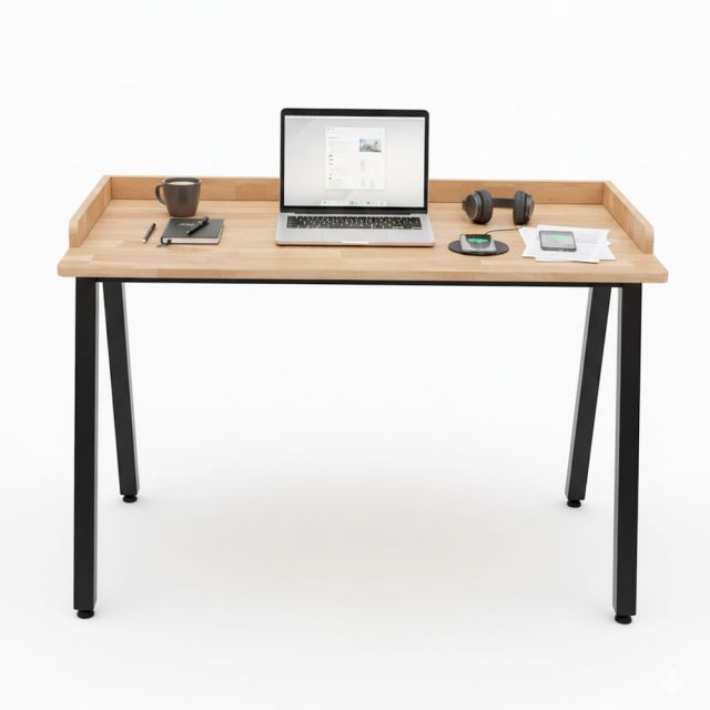 Bàn làm việc 120x60cm gỗ cao su HDG027