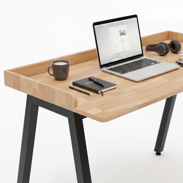 Bàn làm việc 120x60cm gỗ cao su HDG027