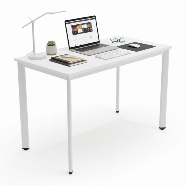 Bàn làm việc 120x60cm gỗ cao su hệ Oval HBOV051