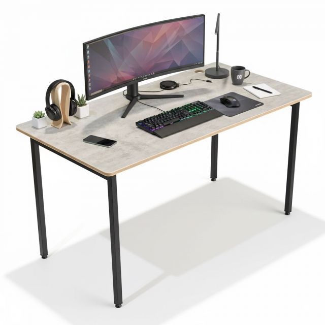 Bàn làm việc 140x70cm gỗ plywood hệ Slean HBSL046