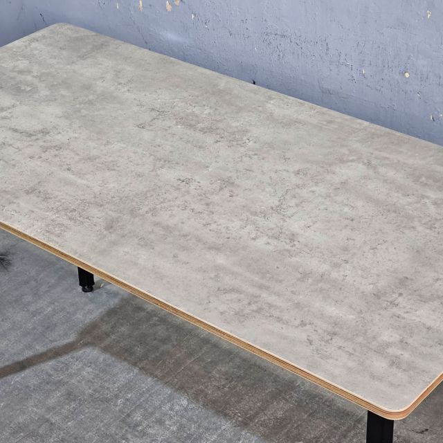 Bàn làm việc 140x70cm gỗ plywood hệ Slean HBSL046