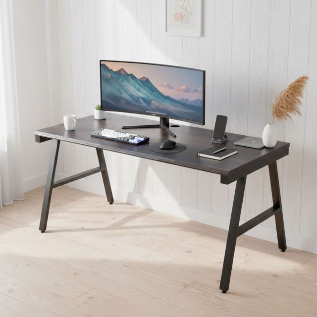 Bàn làm việc 160x70cm gỗ tràm hệ AConcept HBAC059