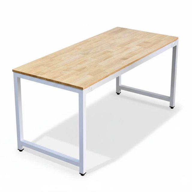 Bàn làm việc 160x70cm gỗ cao su hệ URA HBUR006