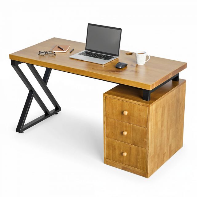 Bàn gác tủ có ngăn giấu tiền 135x60cm gỗ tự nhiên HBXC057