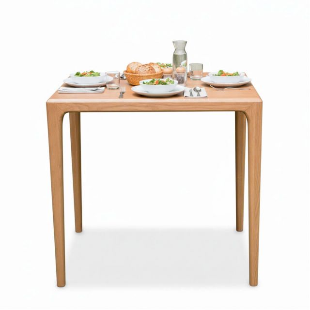 Bàn Neva vuông 80x80cm gỗ Ash BA68292