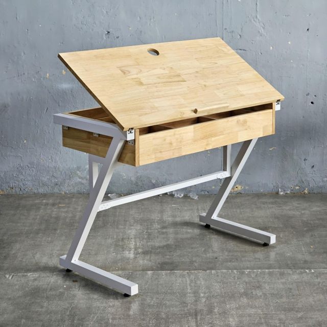 Bàn vẽ kỹ thuật 100x50cm gỗ cao su DD68016