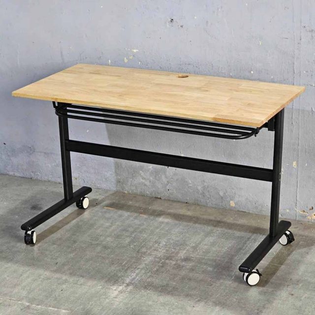 Bàn đào tạo TICOT 120x60cm gỗ cao su SPD68253