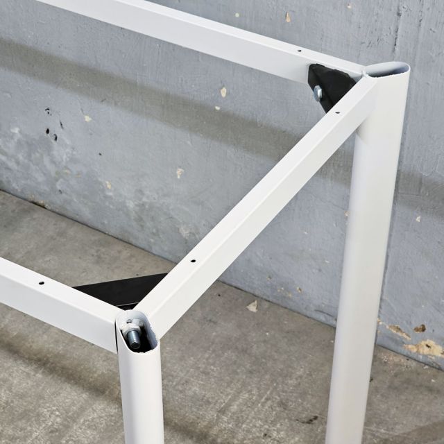 Chân bàn sắt hệ Oval Concept 120x60 lắp ráp HCOC002