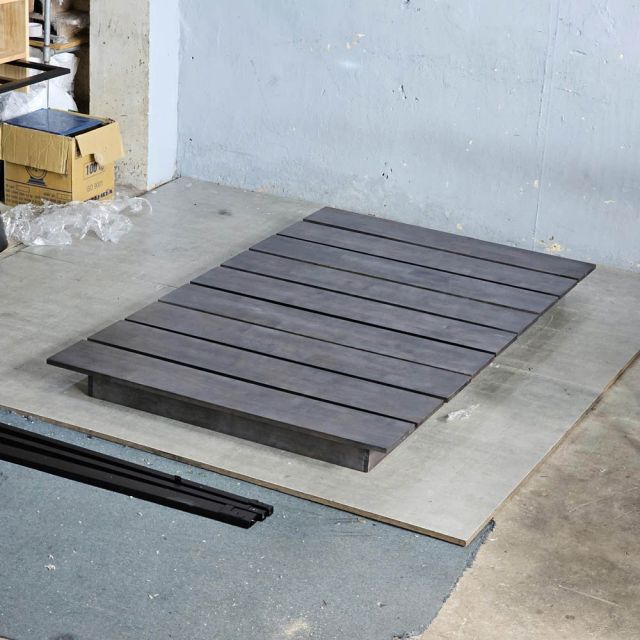 Giường ngủ SAMA gỗ cao su GN68024