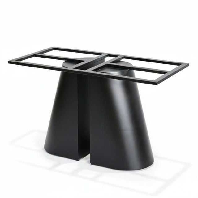 Chân sắt cho bàn ăn 140x80cm sơn tĩnh điện CHB68085