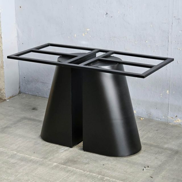 Chân sắt cho bàn ăn 140x80cm sơn tĩnh điện CHB68085