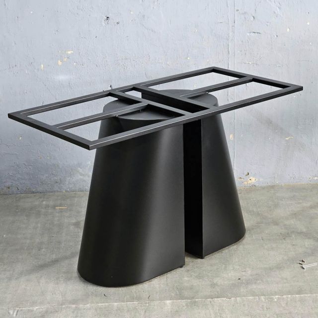 Chân sắt cho bàn ăn 140x80cm sơn tĩnh điện CHB68085