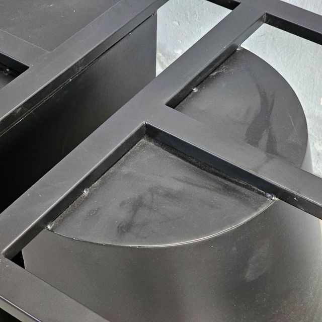 Chân sắt cho bàn ăn 140x80cm sơn tĩnh điện CHB68085