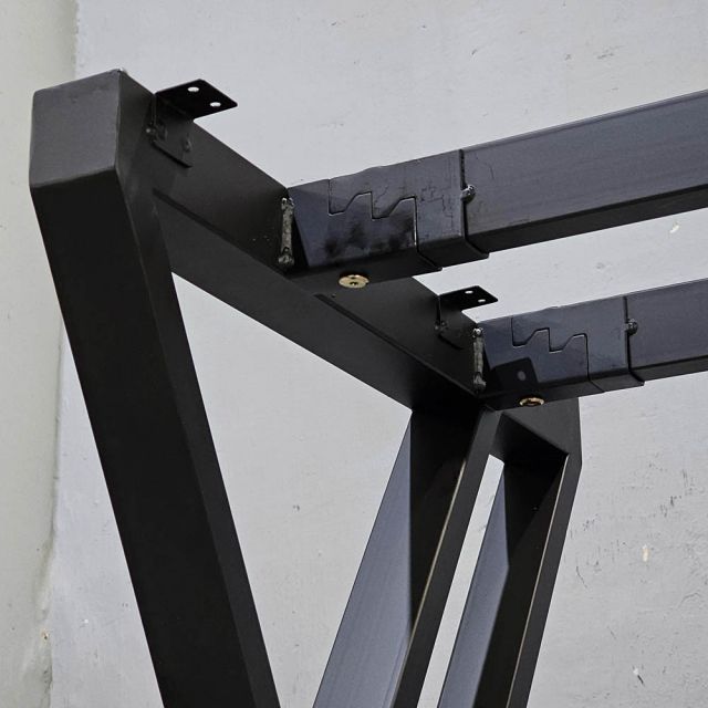 Chân sắt lắp ráp cho bàn 120x60cm sơn tĩnh điện HCXC022