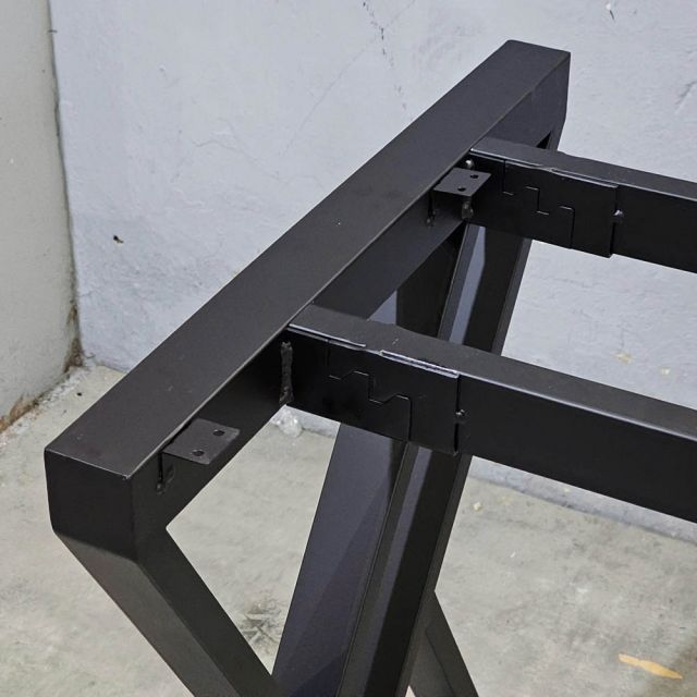 Chân sắt lắp ráp cho bàn 120x60cm sơn tĩnh điện HCXC022