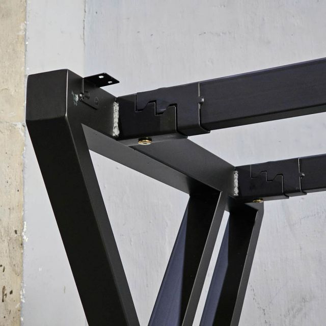 Chân sắt lắp ráp cho bàn 160x60cm chữ X HCXC021