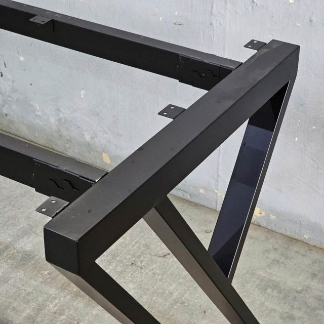 Chân sắt lắp ráp cho bàn 160x60cm chữ X HCXC021