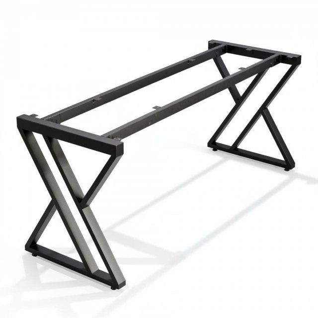 Chân sắt lắp ráp cho bàn 160x60cm chữ X HCXC021