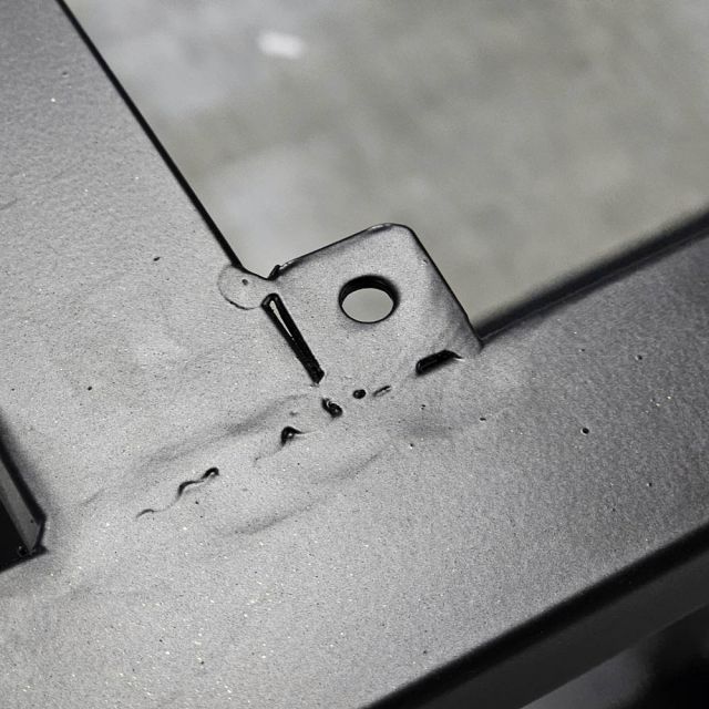 Chân sắt 2 trụ cho bàn ăn 160x50cm sơn tĩnh điện CHBBA043