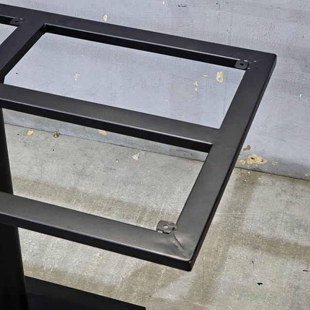 Chân sắt 2 trụ cho bàn ăn 160x50cm sơn tĩnh điện CHBBA043