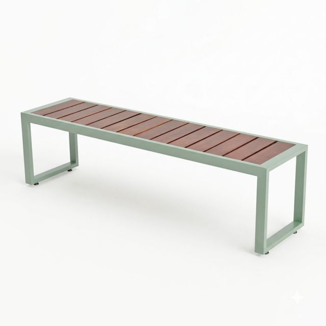 Ghế băng dài 160x40cm gỗ cao su GBD066