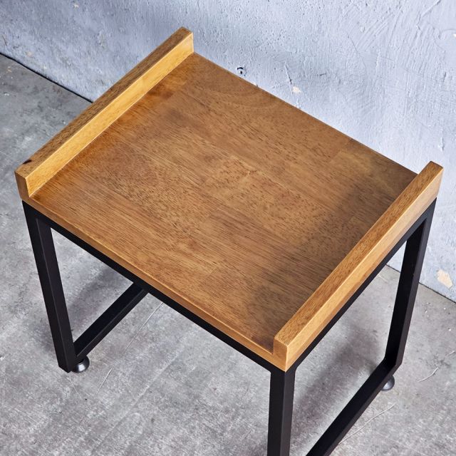 Kệ để lò vi sóng/lò nướng 38x30x37 gỗ cao su KVS68011