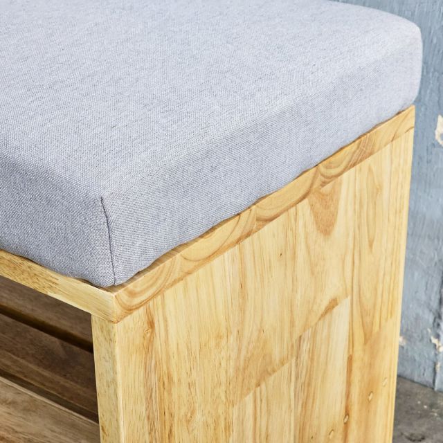 Ghế băng ngồi thay giày 70x35x45cm gỗ cao su KG68093