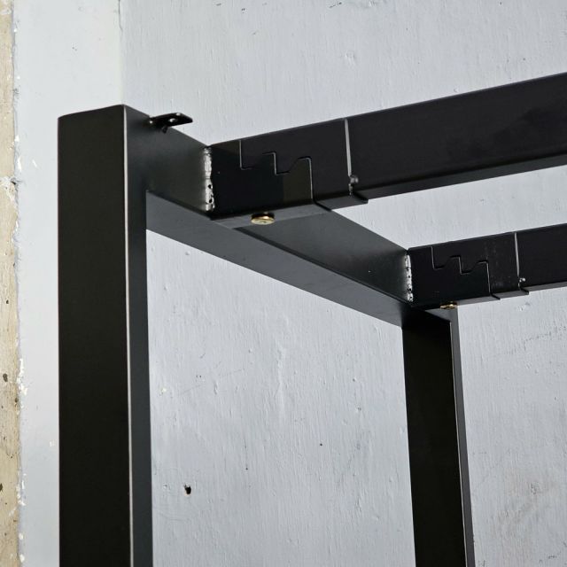 Chân sắt bàn làm việc hệ Rectang 160x60cm lắp ráp