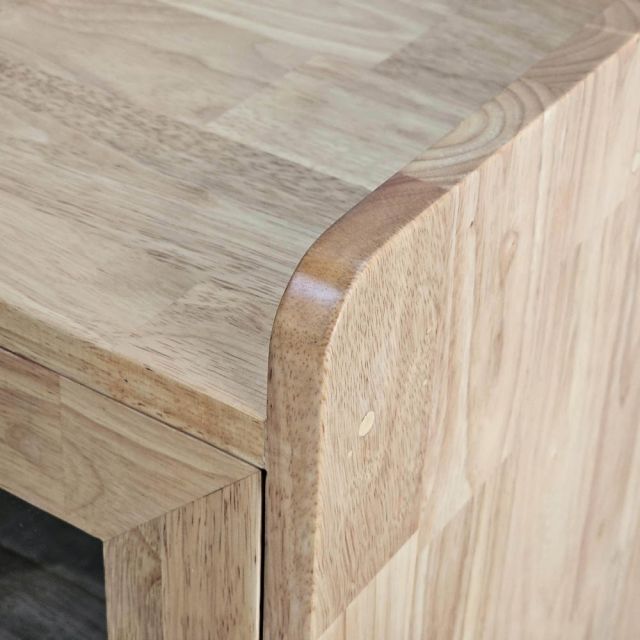 Tủ phòng ăn di động 90x40x80cm gỗ cao su TPA022