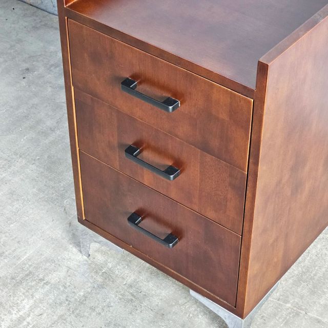 Tủ đầu giường 3 ngăn 40x50x65cm gỗ cao su TDG68067