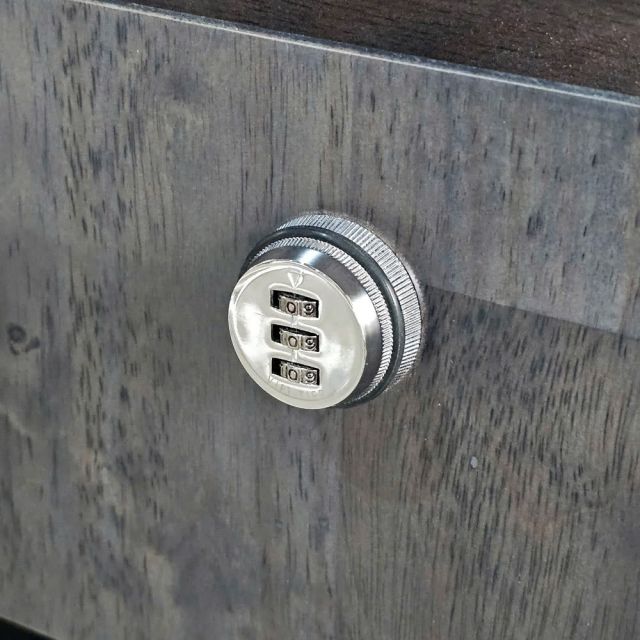 Tủ cá nhân khóa số 40x50x65cm gỗ cao su TCN68081