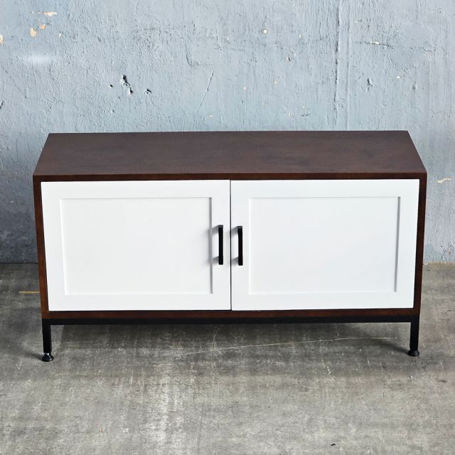 Tủ TV nhỏ 100x35x50cm gỗ cao su KTV68113