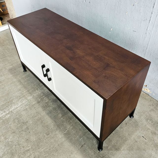 Tủ TV nhỏ 100x35x50cm gỗ cao su KTV68113