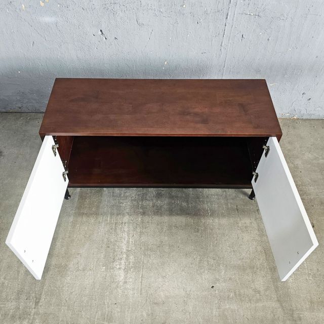 Tủ TV nhỏ 100x35x50cm gỗ cao su KTV68113