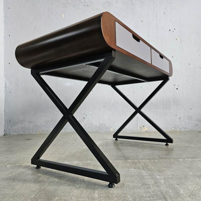 Bàn có ngăn kéo 120x60cm gỗ cao su chân chữ X BD68162