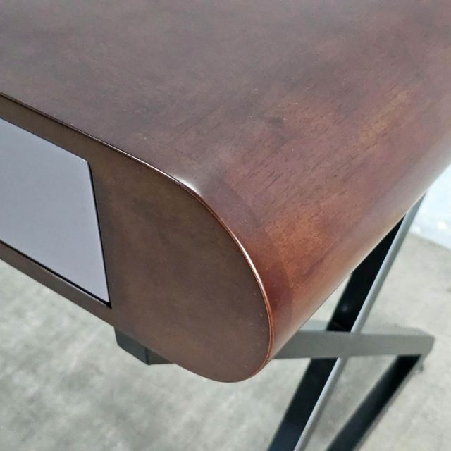 Bàn có ngăn kéo 120x60cm gỗ cao su chân chữ X BD68162