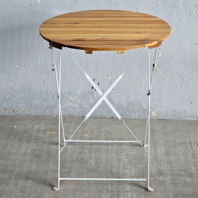 Bàn ngoài trời gấp gọn SHEFIELD 60x60cm gỗ tràm BNT015