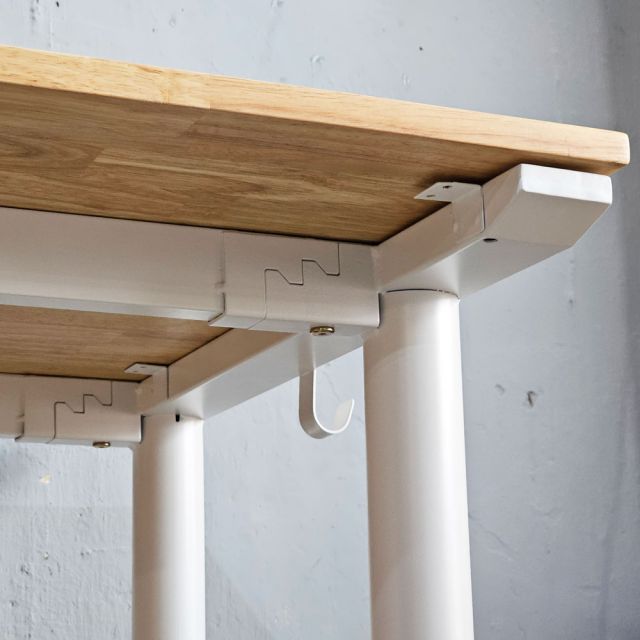 Bàn cụm 2 người có ngăn giấu tiền 240x80cm gỗ cao su HBTO049