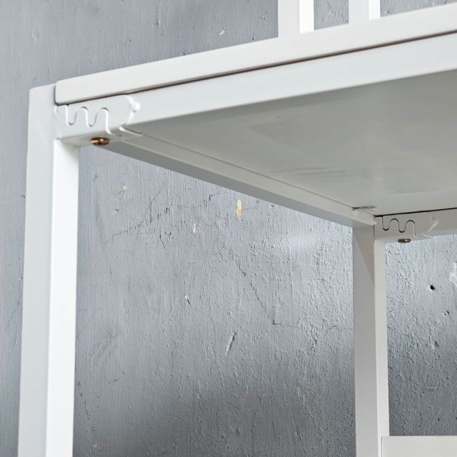 Bàn học trẻ em liền kệ 80x60x153cm gỗ cao su FD68084