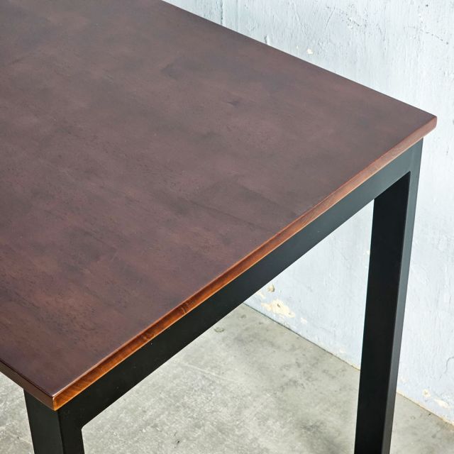 Bàn làm việc 200x60cm gỗ cao su hệ Rectang lắp ráp - HBRT036