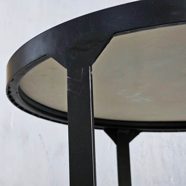 Bàn sofa tròn đk 60cm mặt ceramic TT68357