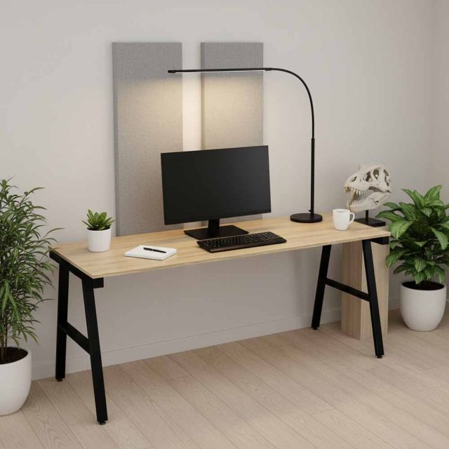 Bàn làm việc 180x70cm gỗ plywood hệ AConcept HBAC060